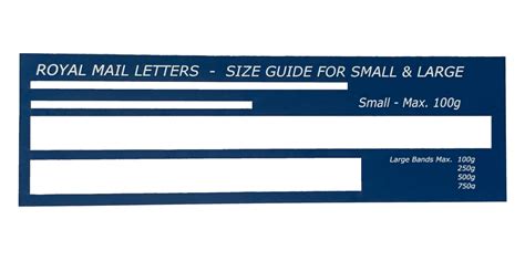 Royal Mail Letter And Parcel Size Guide Large Letter Small Letter