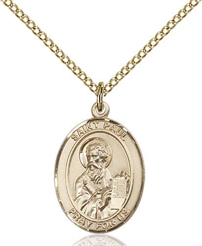 St Paul The Apostle Medal 14 Karat Gold Filled Medium Engravable