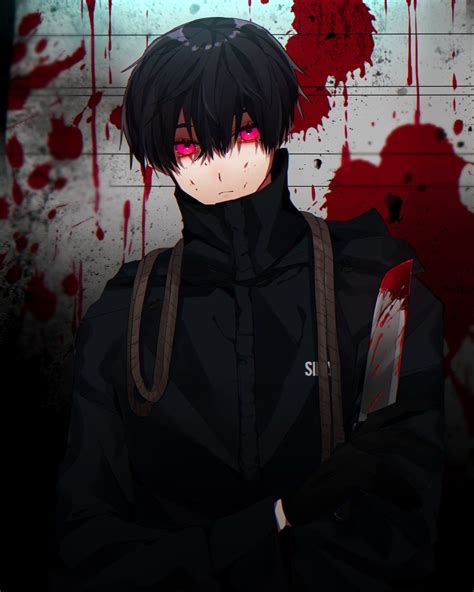 Everywhere 🖤manthau🖤 Anime Boys Manga Anime Evil Anime Dark Anime