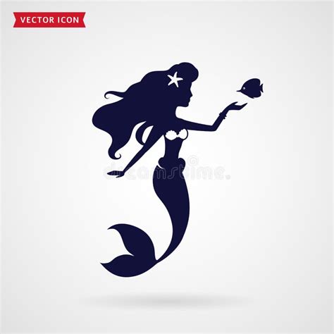 Mermaid Vector Design Element Stock Vector Illustration Of Clip