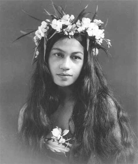 Portrait Of A Tahitian Woman Circa Photo From Imgur