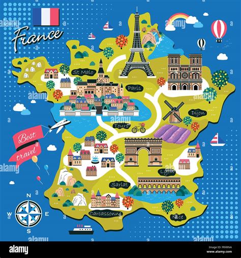 Carte De France Tourisme