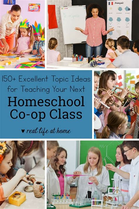 150 Excellent Topic Ideas For Your Homeschool Co Op Classes Tjmbb