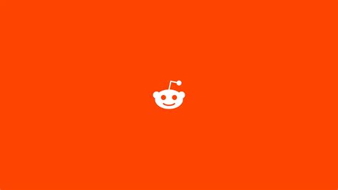 White Reddit In Orange Background HD Reddit Wallpapers HD Wallpapers ID
