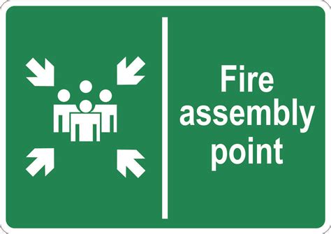 Fire Safety Signs Fire Assembly Point