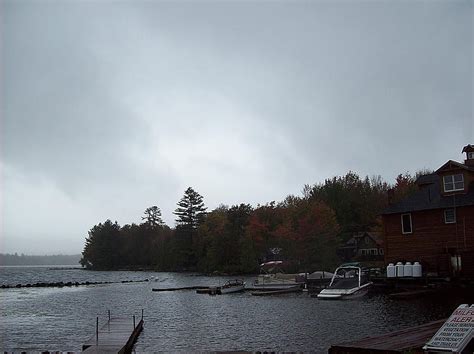 Cloudy Autumn Afternoon In Industry Maine Autumn Maine Lake