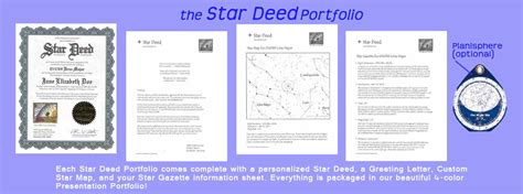 Star Deed Name A Star Services The Original Online Name A Star Service