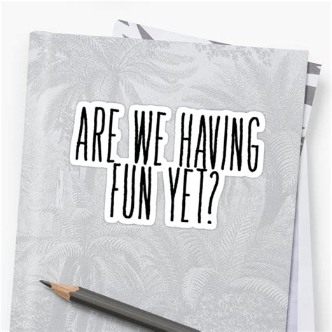 Nickelback Are We Having Fun Yet Sticker By Micronex Redbubble