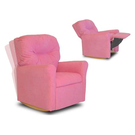 These chairs are the ultimate in comfort for lounging in front of the tv. Dozydotes Contemporary Kid Rocker Recliner - Microsuede at ...