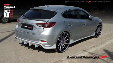 The mazda 3 has a bold appearance inspired by sports cars and features an aggressive front whatever the engine, dynamic handling and tactile feedback are guaranteed. Mazda 3 BM Axela Hatchback Body Kit & Tuning Lenzdesign ...