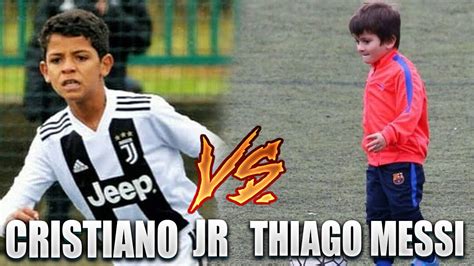 Cristiano Ronaldo Jr Vs Thiago Messi ¿quién Será Mejor Youtube