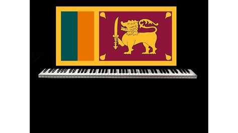 Sri Lanka National Anthem Piano Tutorial Youtube