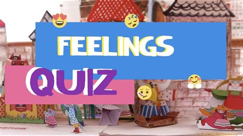 feelings quiz youtube