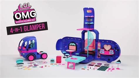 Lol Surprise Omg 4 In 1 Glamper Fashion Camper With 55 Surprises