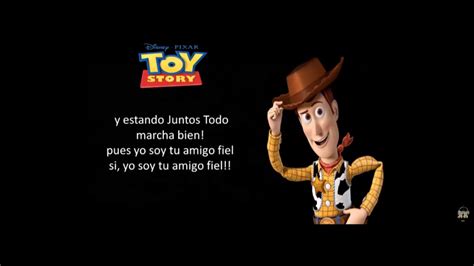 Toy Story Soy Tu Amigo Fiel Letra Latino Youtube