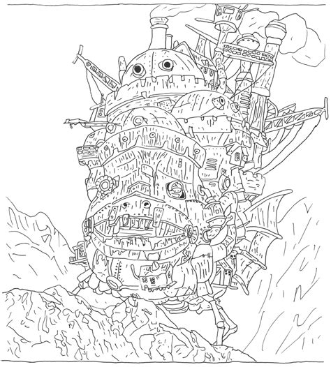 Drawing 58 Howls Moving Castle By Mrareay On Deviantart