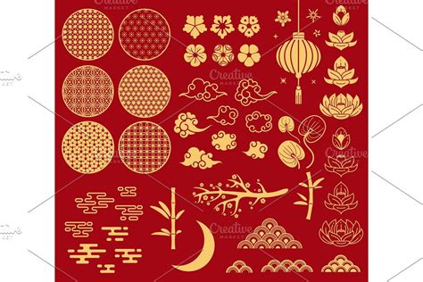 Chinese New Year Elements Festive