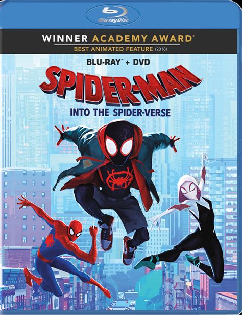 Best Buy Spider Man Into The Spider Verse Blu Ray DVD 2018