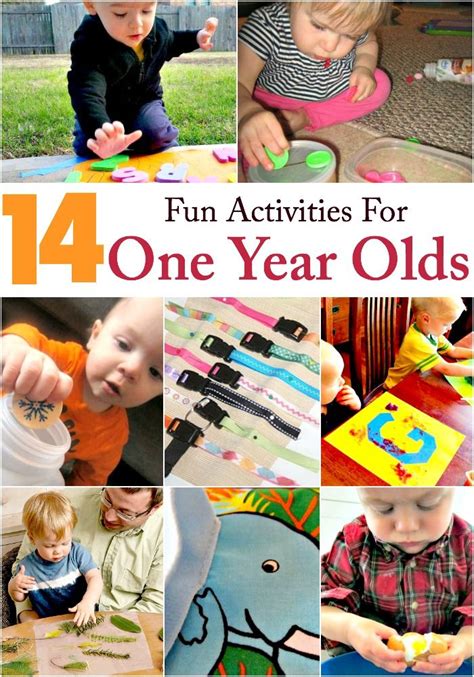 31 BEST Activities For Your 1 Year Old | Infant activities, Toddler