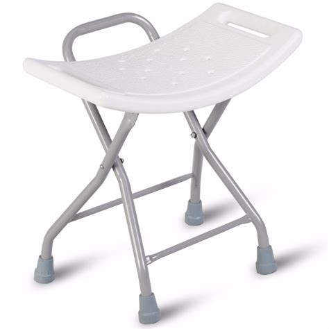 Giantex Folding Shower Chair Medical Bath Bench Bathtub Stool Seat