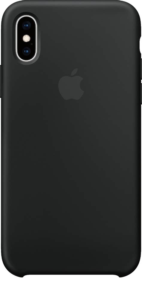 Customer Reviews Apple Iphone Xs Silicone Case Black Mrw72zma Best Buy
