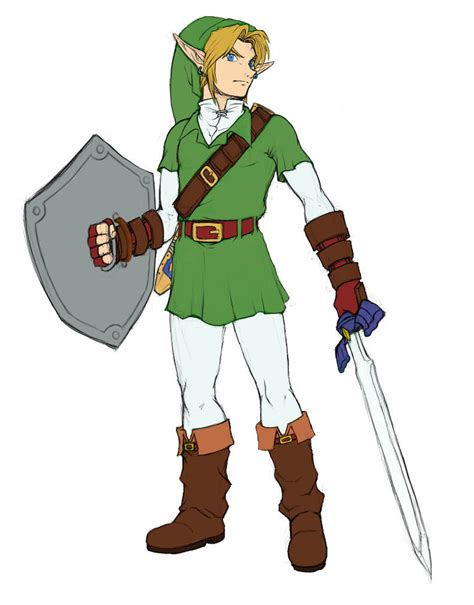 Oot Link Kokiri Tunic Official Artwork By Siscocentral1915 On