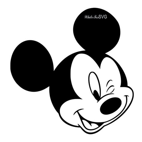 Printable Mickey Mouse Stencil