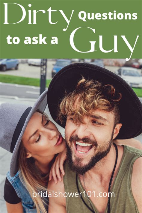 If you ask them as you get up or are shown out, it could come across as a sign of nervousness or lack of confidence. 81 Dirty Questions to Ask a Guy to Flirt Instantly ...