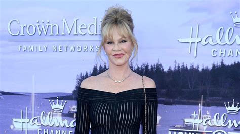 Melanie Griffith Goes Braless In Sheer Dress At