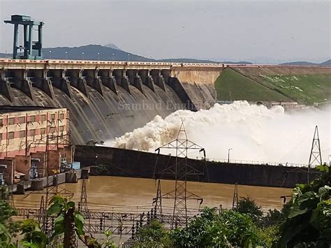 Three More Gates Of Hirakud Dam Opened To Release Flood Water Sambad