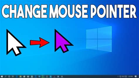 How To Change Mouse Pointer Color And Size In Windows 10 Youtube
