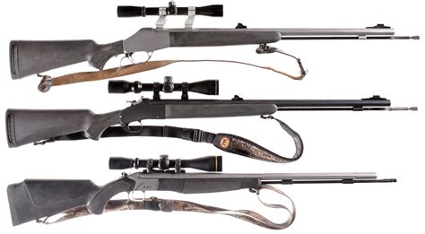 Three Contemporary Percussion Rifles Rock Island Auction