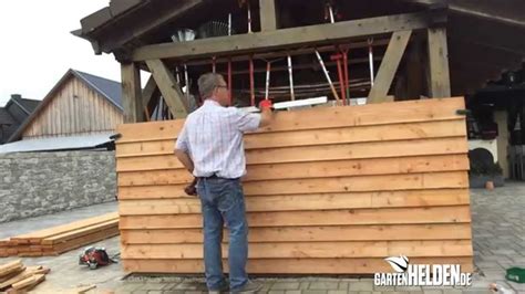 Die klassische holzoptik benötigt viel pflege. Wetterfeste Außenverkleidung - gartenHELDEN 121 - YouTube ...