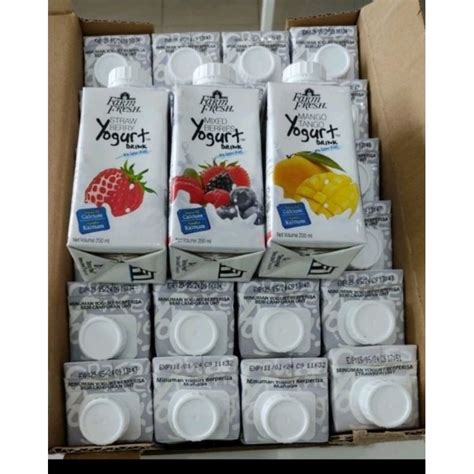 Farm Fresh Uht Yogurt Mango Strawberry Mixedberry 200ml X 24carton