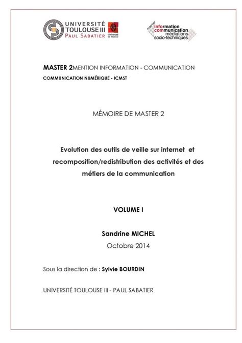 Mémoire Master 2 Communication Marque Inconnue