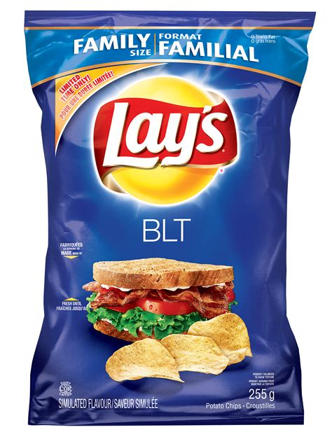 🏈 let us know who you want to win big and we may. Snack Time #41 - Lays BLT Potato Chips | Sip Advisor