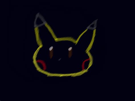 Neon Pikachu ← An Anime Speedpaint Drawing By Mjcatlover Queeky