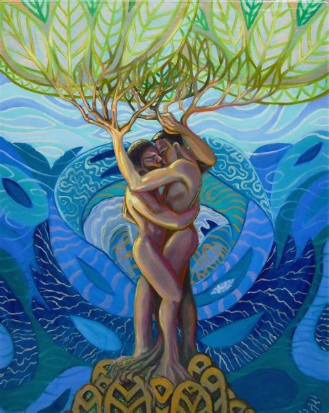 The Lovers Tree Of Life II Painting By Matt Pipes Saatchi Art