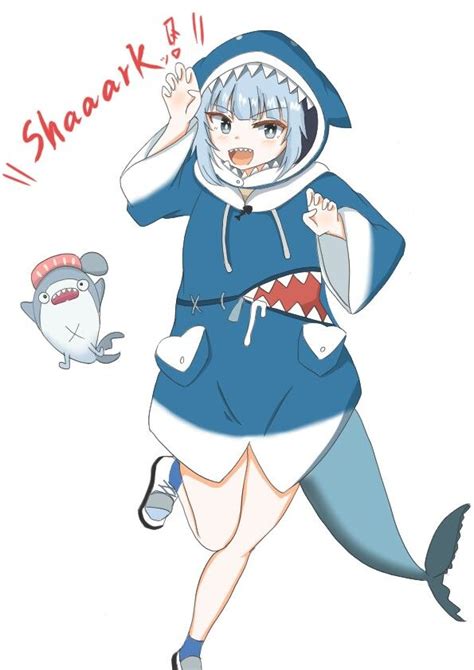 Pin By Bay Tyo On Gawr Gura Collection Anime Cute Wallpapers Shark