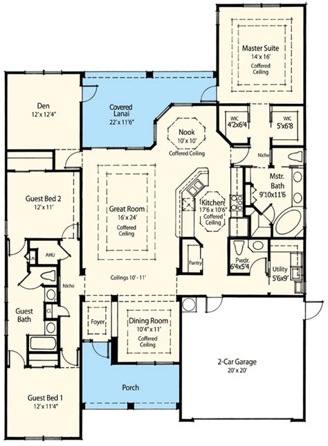 An energy efficient house plan utilizes better use of design space allowing for open design to make smaller sq. Energy Efficient House Plan - 33002ZR | Architectural ...