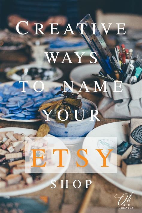 How To Name Your Etsy Shop Etsy Shop Names Shop Name Ideas Etsy Shop