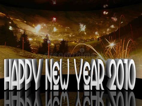 Happy New Year 2010 Illustration Stock Illustration Illustration Of