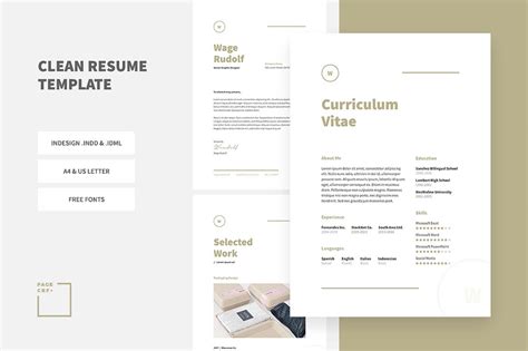 20 Best Indesign Resume Templates Indd Cv Templates Yes Web Designs