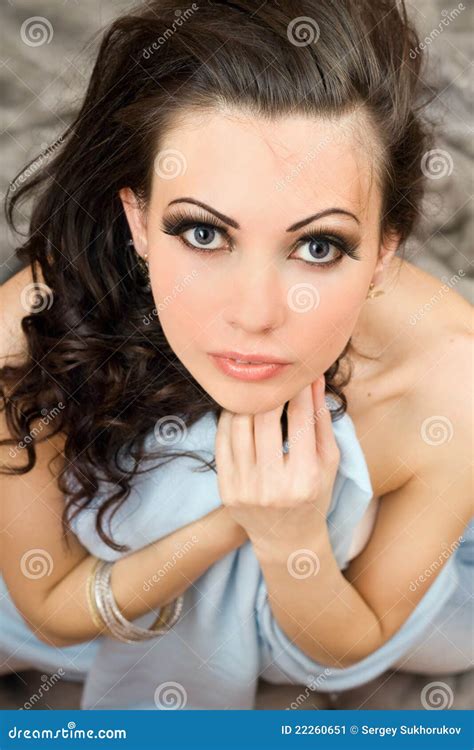 Perfect Young Brunette Stock Image Image Of Adult Attractive 22260651