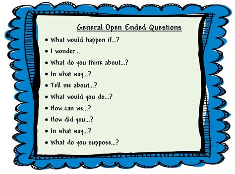 Learning And Teaching With Preschoolers Open Ended Questions