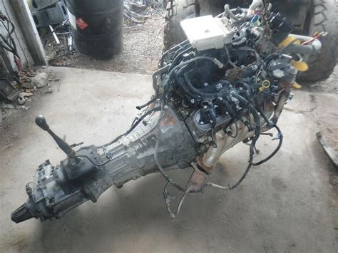 Gm 53 Ls Vortec Engine 5 Speed 4x4 Manual Transmission Complete Setup