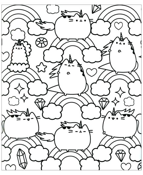 Coloriage Kawaii Licorne A Imprimer Fascinant Modèle Doodles Coloriages