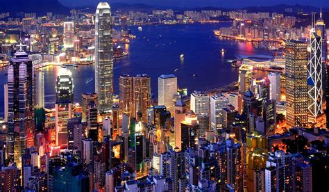 Lights City Hong Hong Kong 720p Kong City Lights Hd Wallpaper