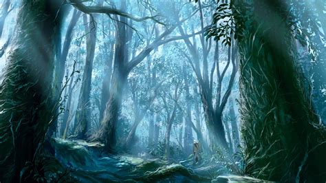 Anime Forest Wallpapers Wallpaper Cave