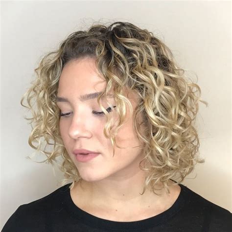 Layered Curly Blonde Bob Thin Curly Hair Fine Curly Hair Curly Hair